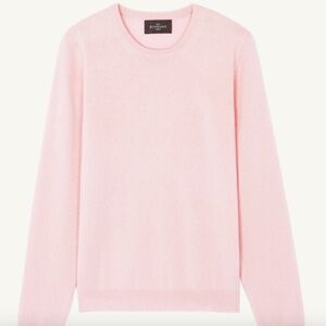 BOMPARD - M03N Classic Crew Neck Sweater Pink Various Sizes MSRP $375 BNWT